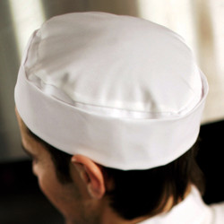 19123 Tibard White Coolmax Skull Cap Size M 24