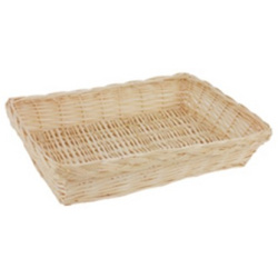 Light Willow Bread Basket 14.6x10.6x3