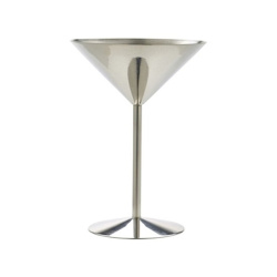Stainless Steel Martini Glass 24cl (8.5oz)