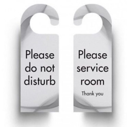 Do Not Disturb Door Hangers 283 x 102mm