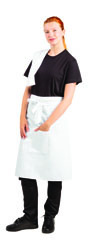 Regular Bistro Apron White