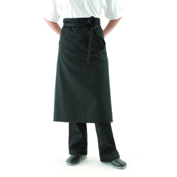 Whites Black Chef Aprons - 30x36''