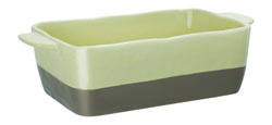 Olympia Cream And Taupe Ceramic Roasting Dish 2.5L