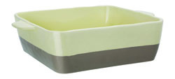 Olympia Cream And Taupe Ceramic Roasting Dish 4.2L