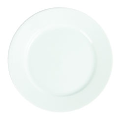 Athena Hotelware Wide Rimmed Plates 254mm (Pack of 12)