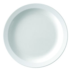 Melamine Narrow Rimmed Plates 165mm (Pack of 12)
