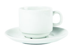 Whiteware Stacking Tea Cups 200ml 7oz (Pack of 12)