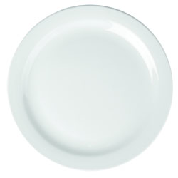Hotelware Narrow Rimmed Plates 226mm (Pack of 12)