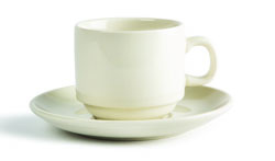Olympia Ivory Stacking Tea Cups 206ml (Pack of 12)
