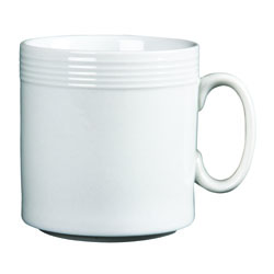 Olympia Linear Mugs 220ml 8oz (Pack of 12)