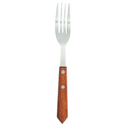 Olympia Steak Forks Wooden Handle (Pack of 12)