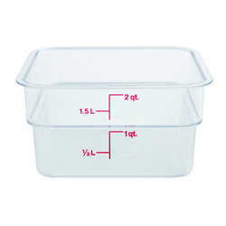 Cambro Polycarbonate Square Container - 1.9L