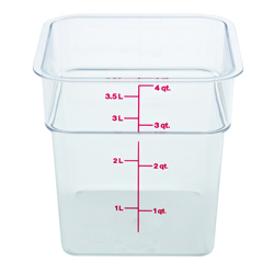 Cambro Polycarbonate Square Container - 3.8L