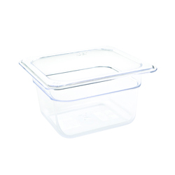 Vogue Clear Polycarbonate GN - 1/6 100mm