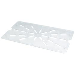Vogue Clear Polycarbonate Drainer Plate GN - 1/1