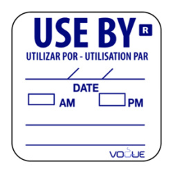 Vogue Use By Label (Roll 1000)