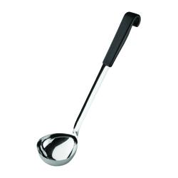 Vogue Black Handled Ladle - 340mm 435ml