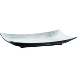 APS Dual Tone Curved Rectangular Platter 11