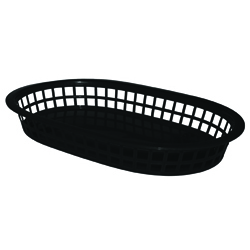 Food Basket Black   (Pack of 6)