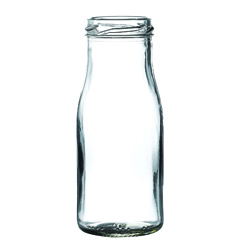Mini Milk Bottle Glass - 150ml 5.25oz (Pack of 18)