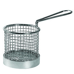 Olympia  Chip Basket with Handle - 95mm