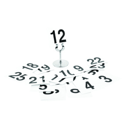 Plastic Table Number Inserts No. 1-25