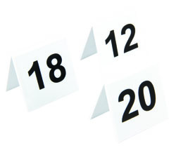Plastic Table Numbers 11-20