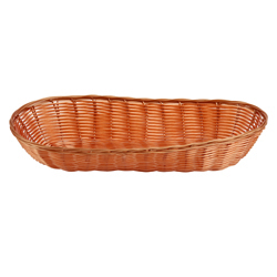 Poly Wicker Baguette Basket - 375x150x70mm (Pack of 6)