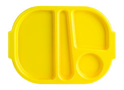 Polycarbonate Compartment Food Trays  375mm (Pack of 10)