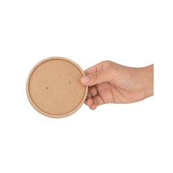 Fiesta Green Biodegradable Paper Soup Container Lids 98mm