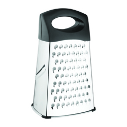 Heavy Duty Box Grater with Black Handle & Base