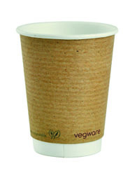 Vegware Compostable Hot Cups 340ml / 12oz (Pk of 500)