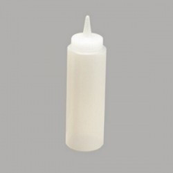 Sauce Bottle Clear 12oz