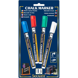 Chalk Marker Coloured (Pack of 4)