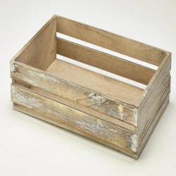 Wooden Display Crate Dark Rustic