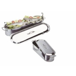 Fish Kettle with Rack S/S 45cm Long