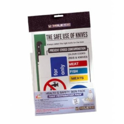 Hygiene Sign Catering Pack Food Preparation