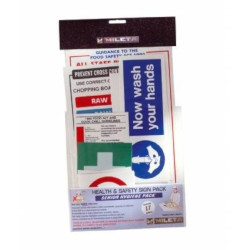 Hygiene Sign Catering Pack Senior