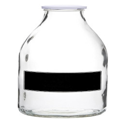 Lidded Bottle with Blackboard