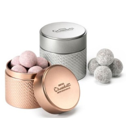 Hotel Chocolat Pink & Classic Champagne Truffles Tin